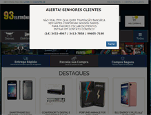 Tablet Screenshot of 93eletronicos.com.br